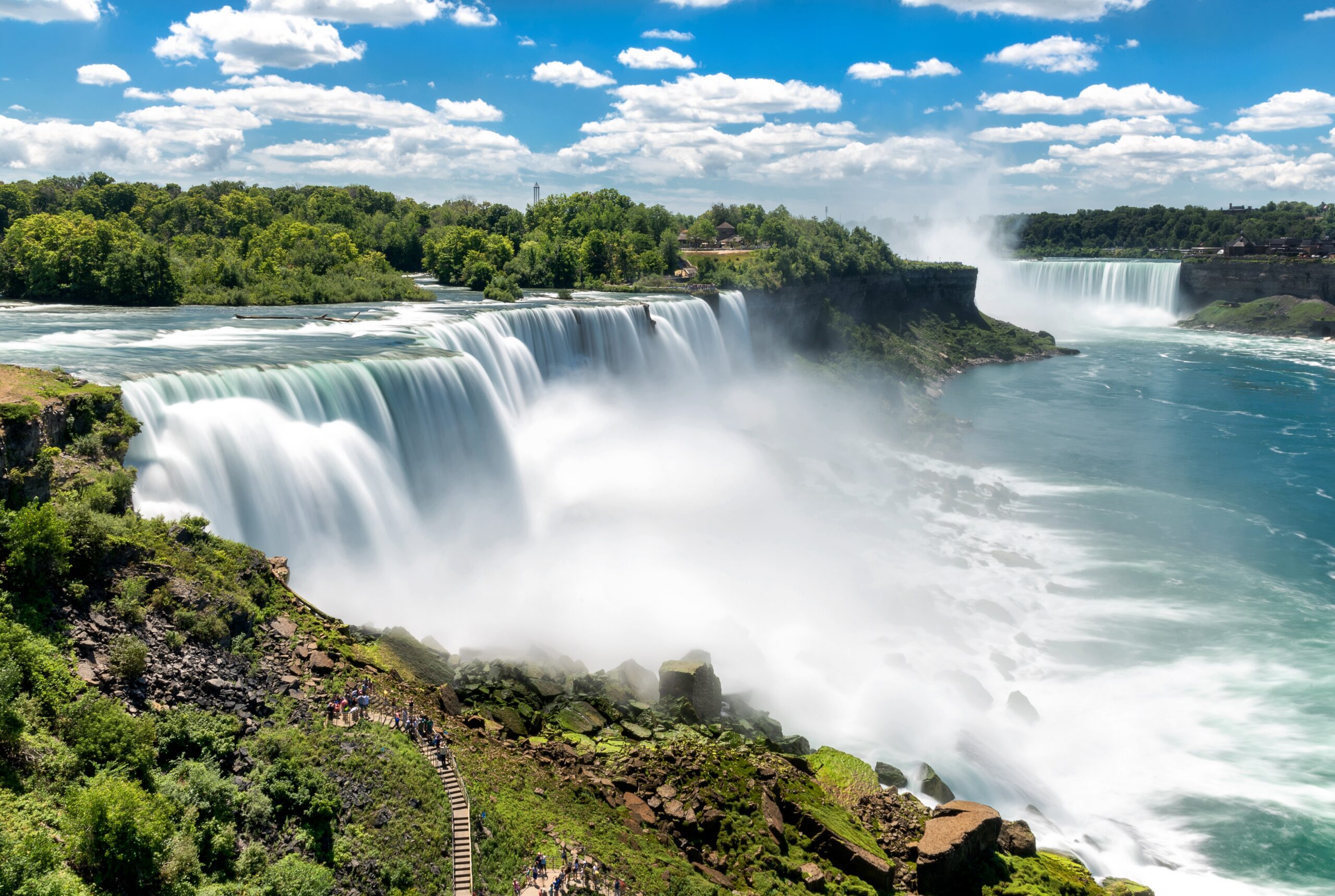 Niagara,Falls,Between,United,States,Of,America,And,Canada.